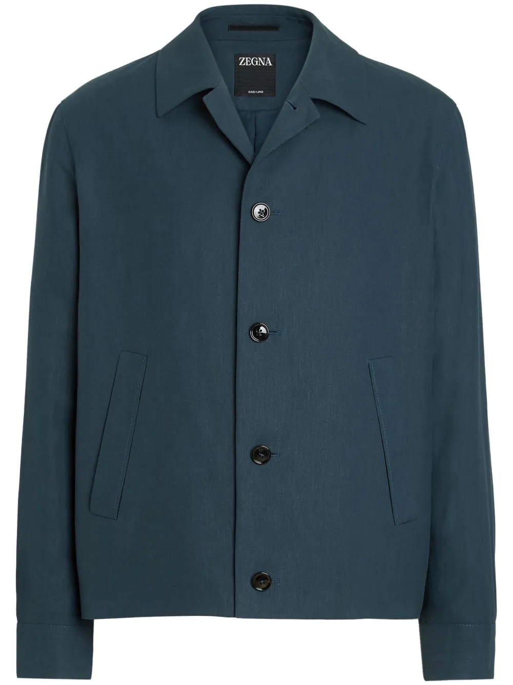 Zegna linen jacket | Blue | Image 1