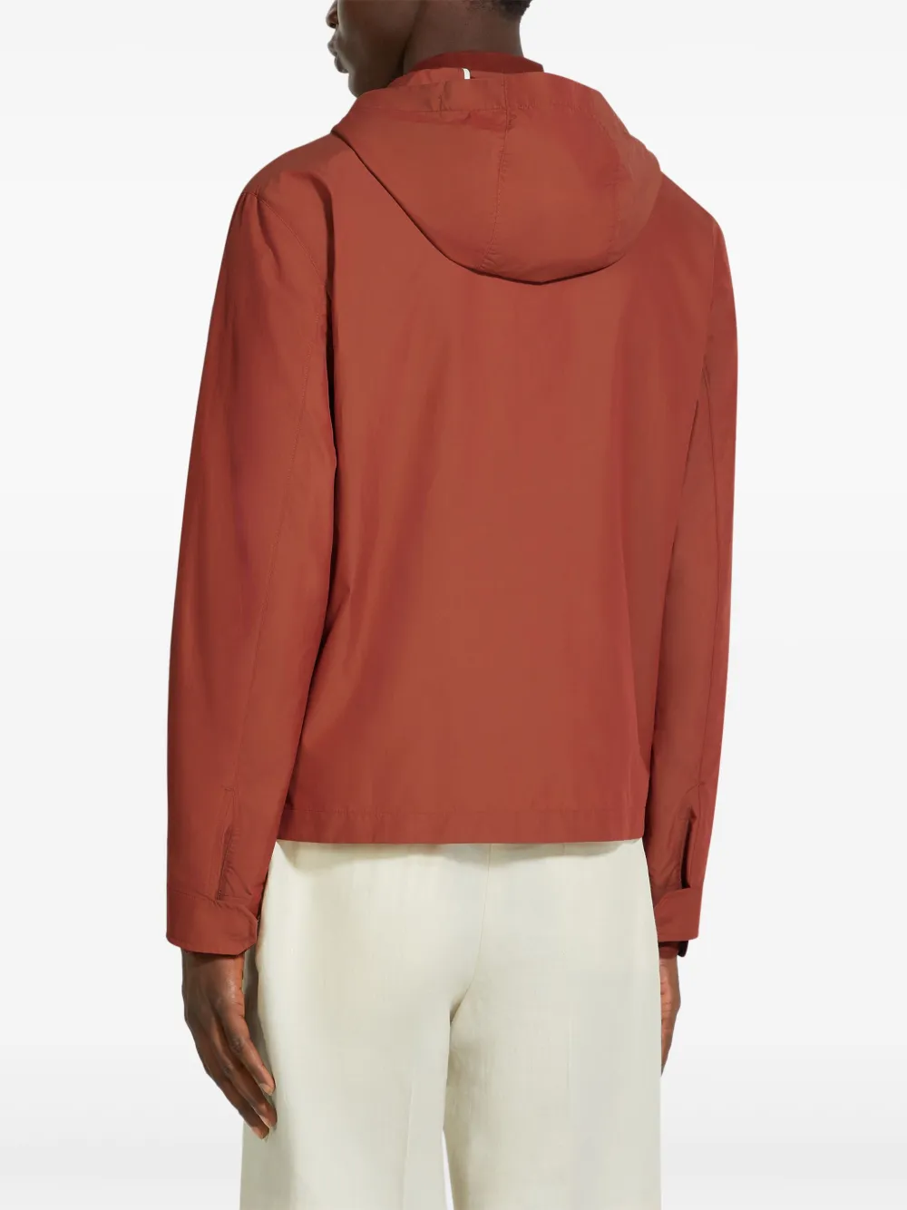 Shop Zegna Hooded Jacket