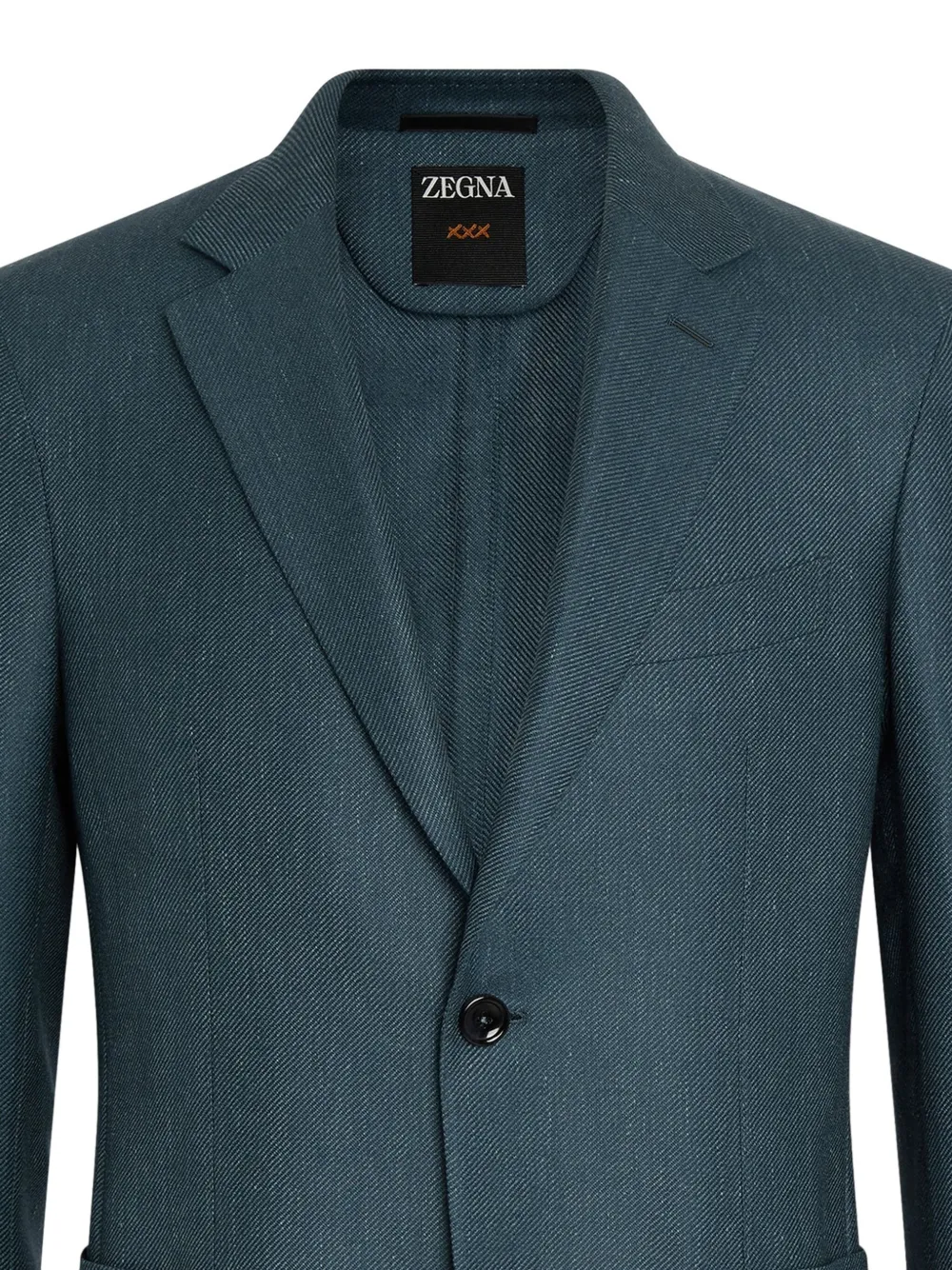 Zegna Blazer met enkele rij knopen - Groen