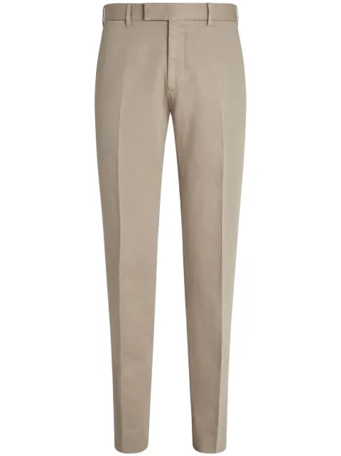 Zegna pantalones chinos Summer de algodón y lino