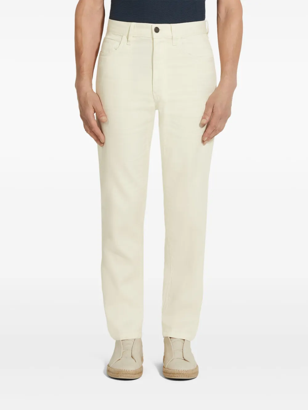 Zegna Straight jeans - Geel