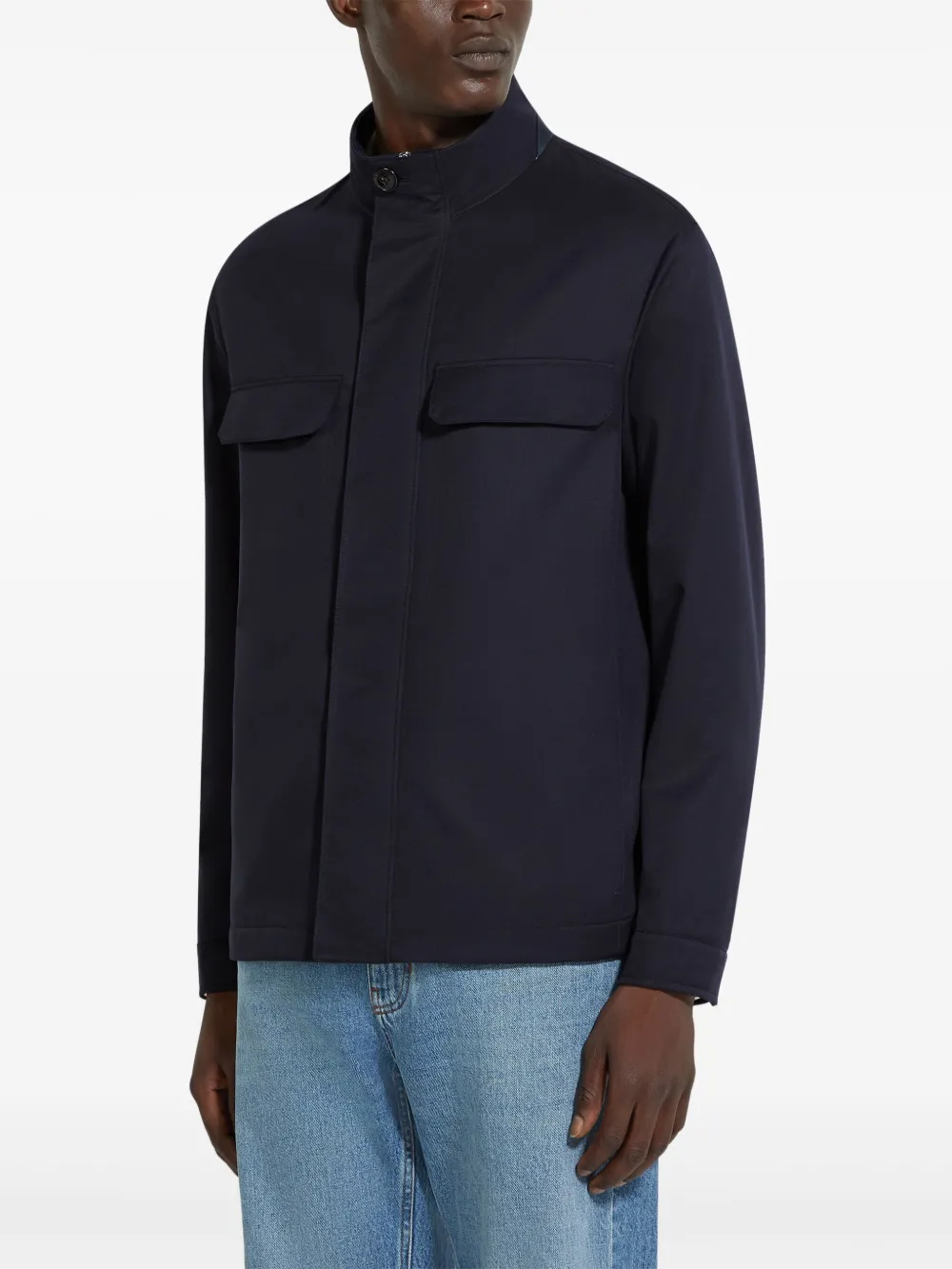 Zegna Veldjack Blauw