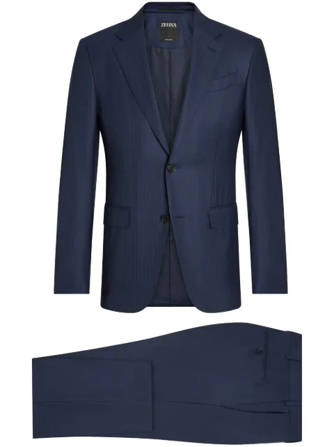 Zegna 15milmil15 wool single-breasted suit