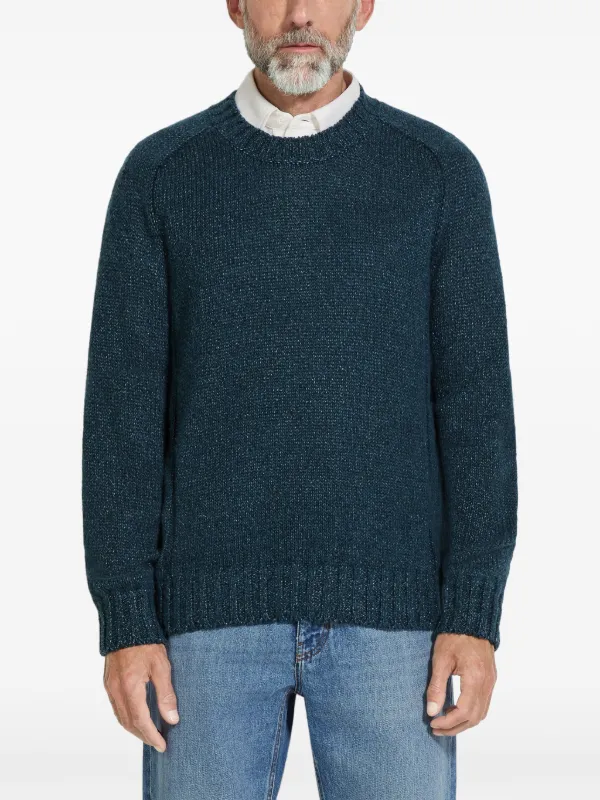 【関税込み】ZEGNA ネイビー クルーネック スウェットシャツ 26669171_56377146_1000.jpg