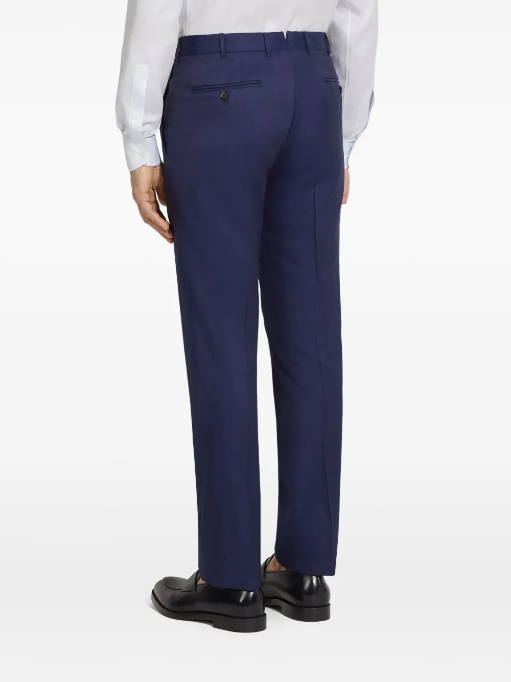 Zegna Centoventimila Trousers In Blue
