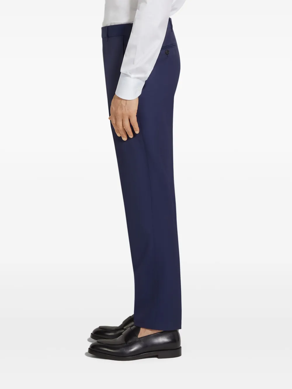 Zegna Centoventimila Trousers In Blue