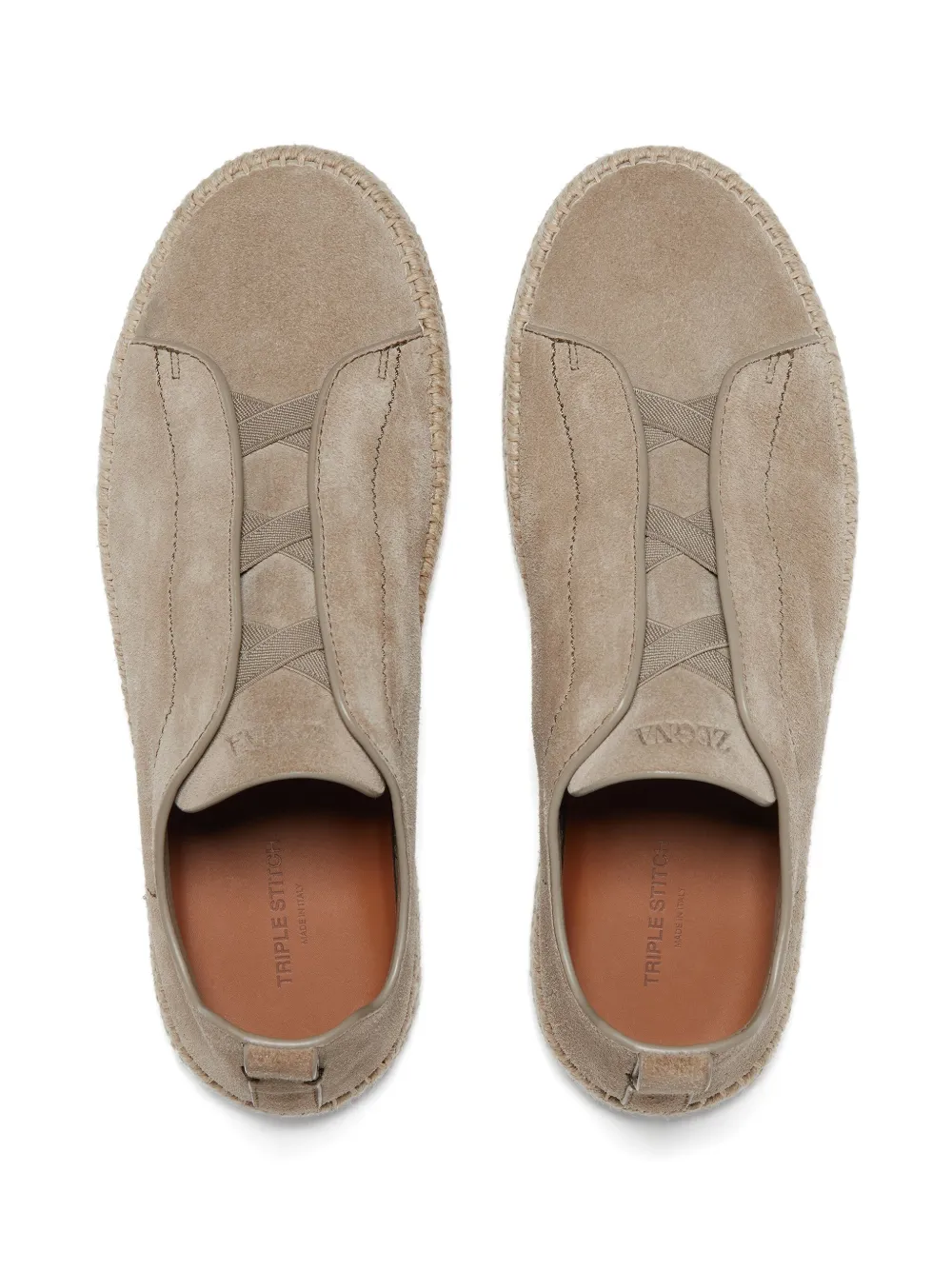 Zegna Triple Stitch espadrilles Neutrals