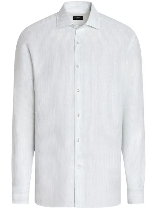 Zegna chemise Oasi Lino - Blanc - Zegna - Modalova