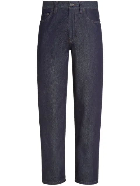 Zegna jeans Roccia con efecto lavado
