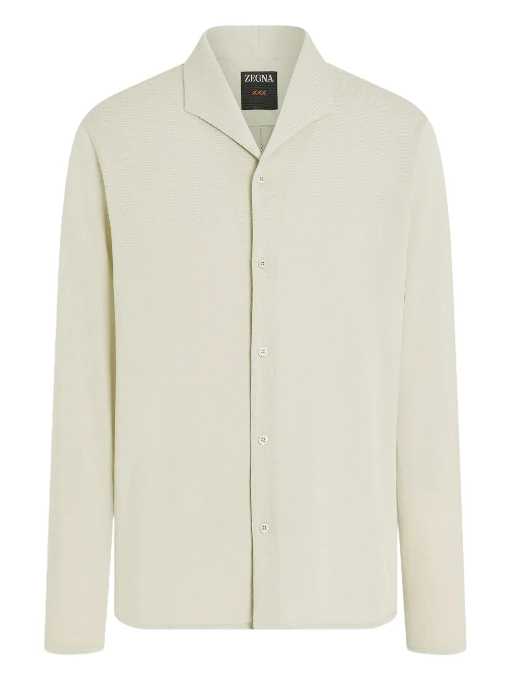 Zegna Gebreid poloshirt Geel