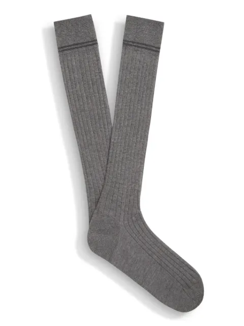 Zegna mélange-effect socks