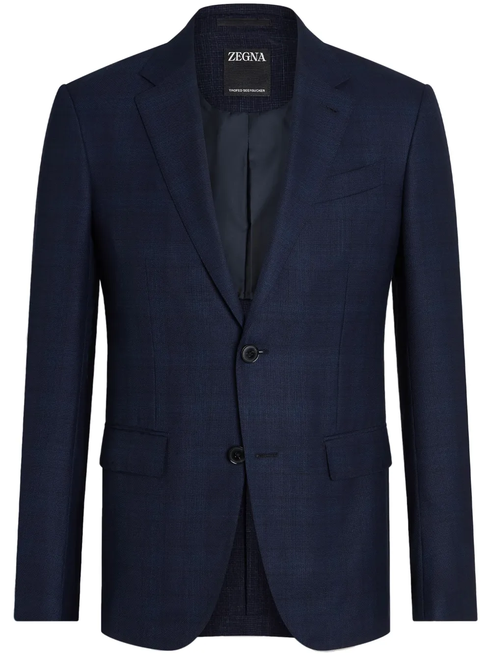 Zegna 15milmil15 wool blazer | Blue | Image 1