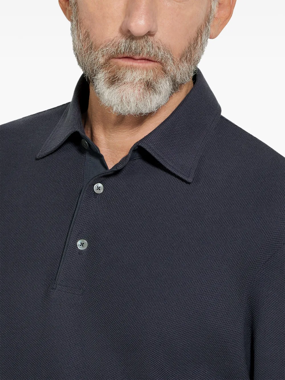 Zegna Katoenen poloshirt Blauw