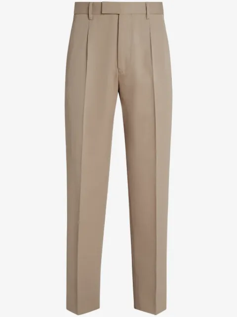 Zegna Hose aus Baumwoll-Wollgemisch