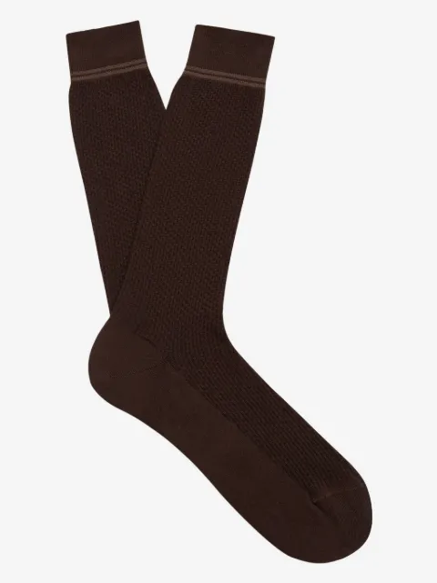 Zegna jacquard socks