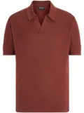 Zegna cotton polo shirt - Red