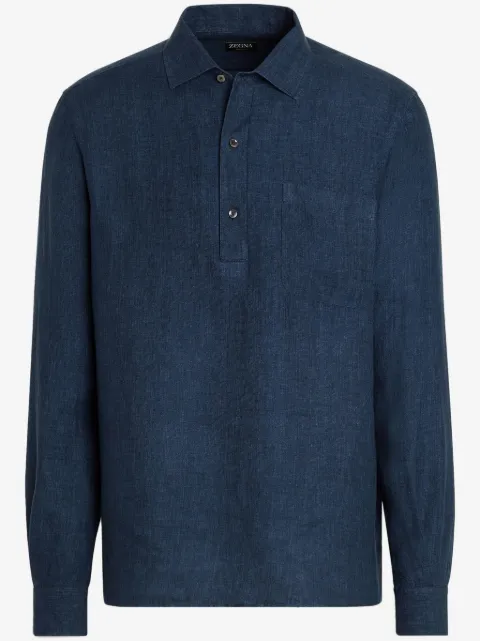 Zegna Camicia Oasi Lino