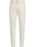 Zegna Roccia stone-washed jeans - White