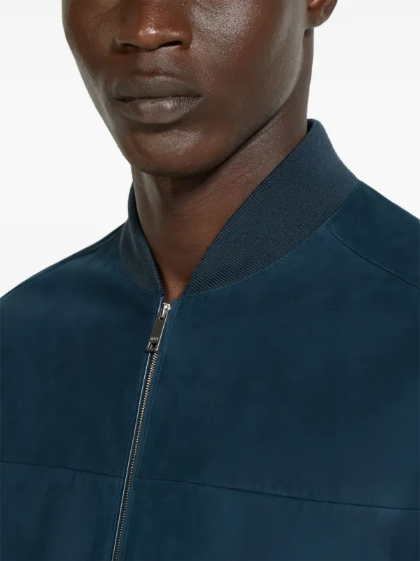 Zegna ボンバージャケット | ブルー | FARFETCH JP