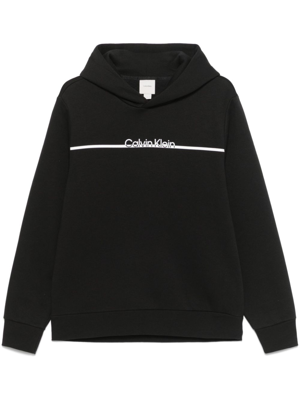 Calvin Klein logo-print hoodie - Black