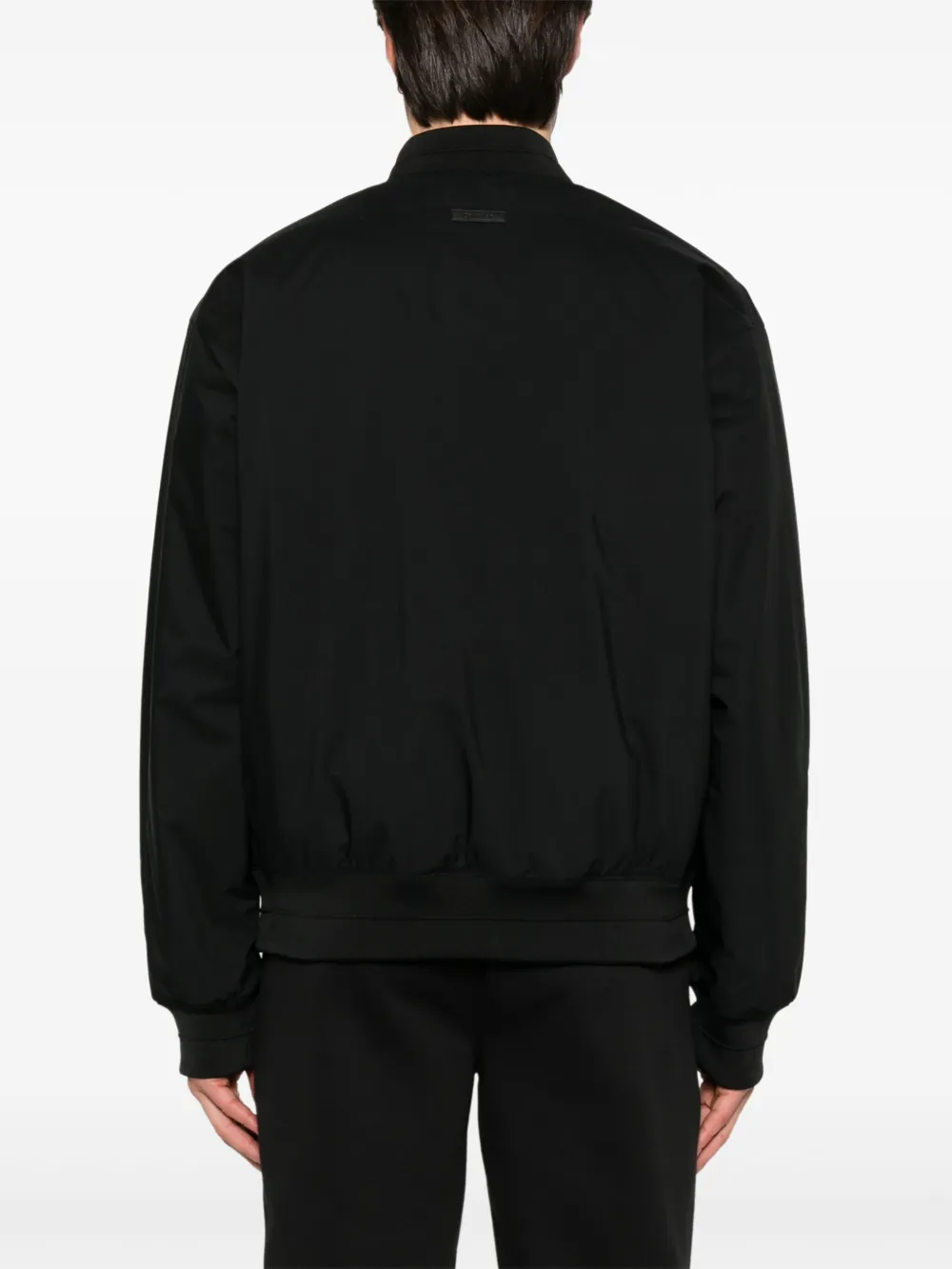Calvin Klein Bomberjack met logopatch Zwart