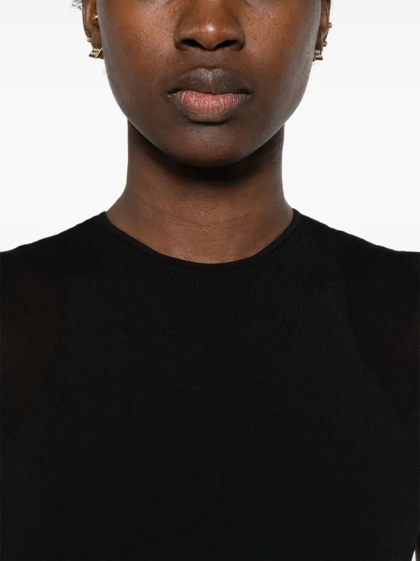 Stella McCartney Miracle Mini Dress | Black | FARFETCH GE