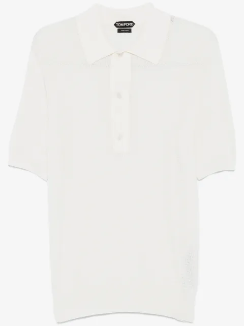 TOM FORD playera tipo polo tejida