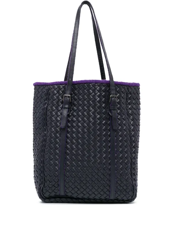 Bottega Veneta Pre-Owned 2010 Leather Intrecciato Tote Bag