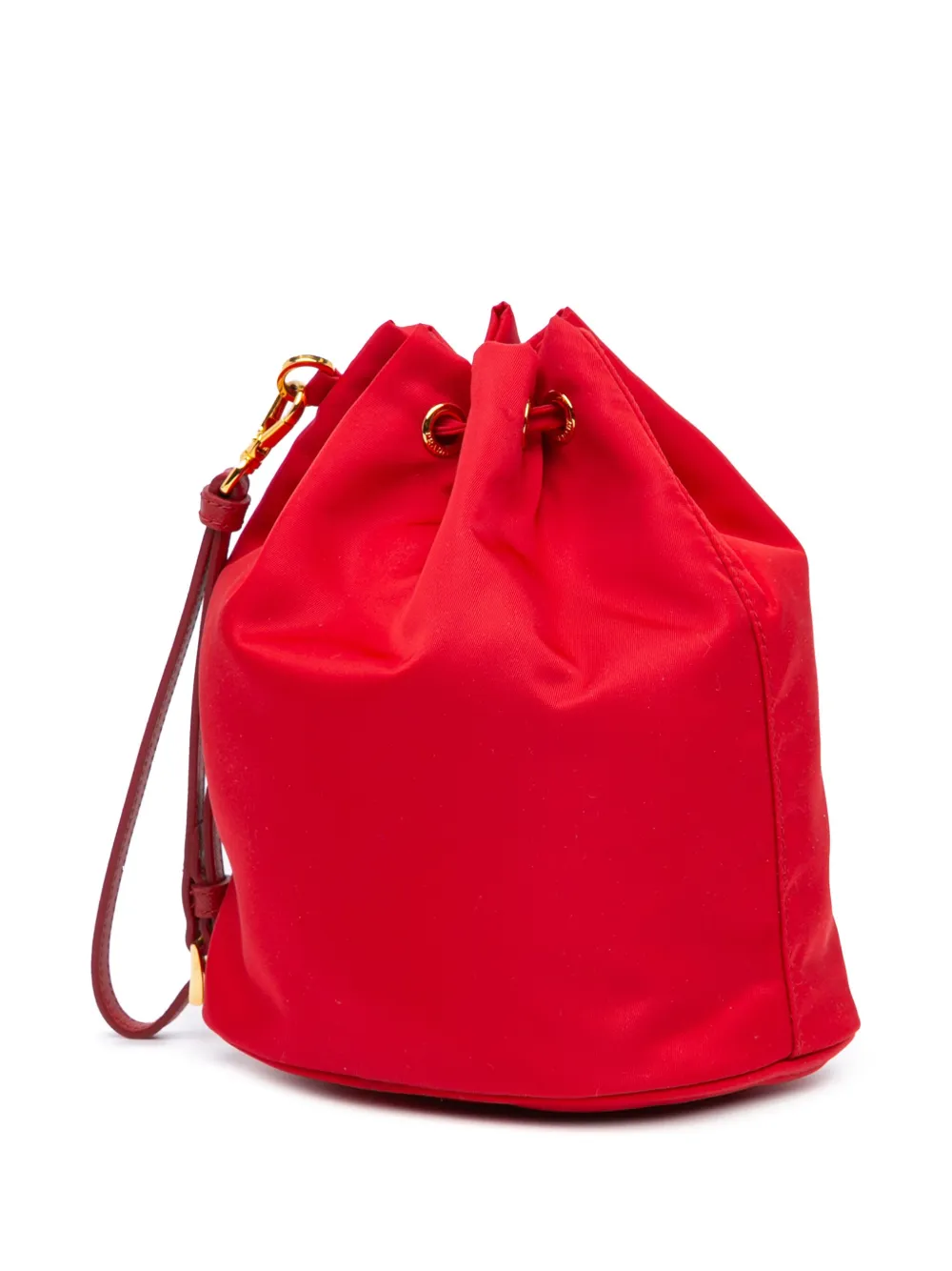 Prada Pre-Owned 2013-2024 Tessuto Drawstring pouch - Rood
