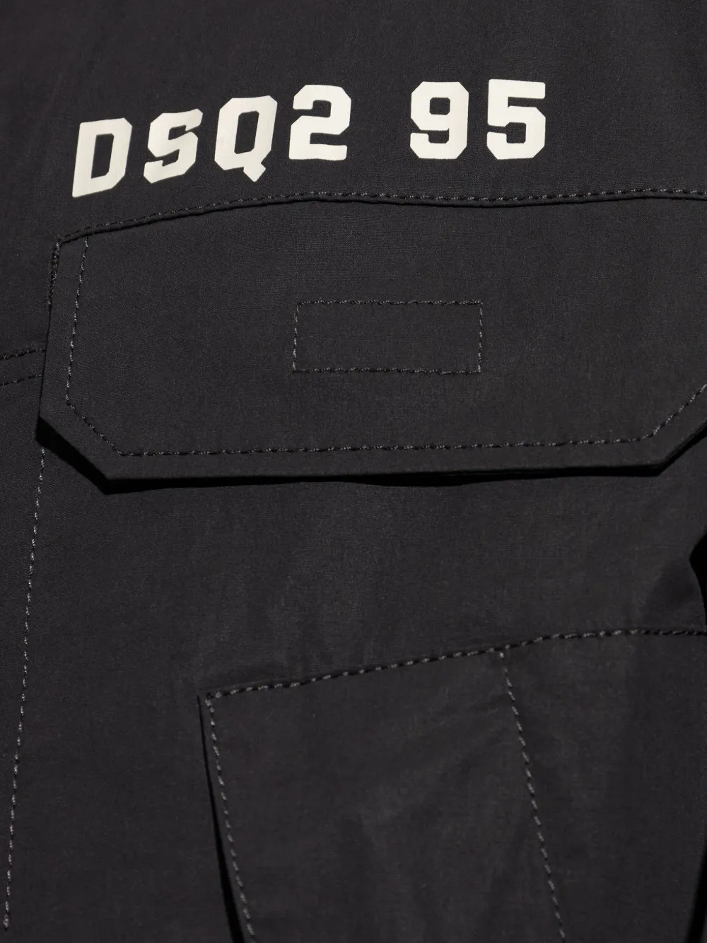 DSQUARED2 Jack met logoprint Zwart