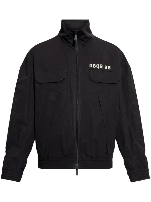 DSQUARED2 ロゴ ジャケット | ブラック | FARFETCH JP