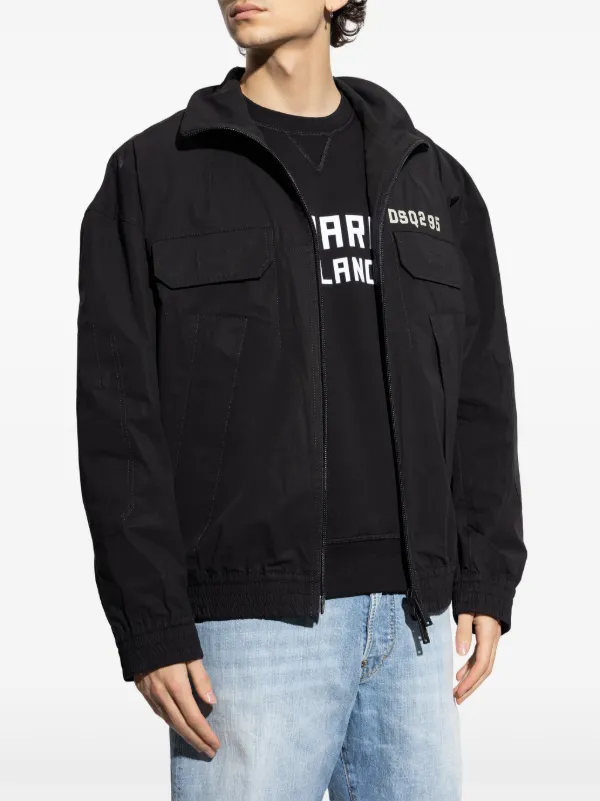 DSQUARED2 ロゴ ジャケット | ブラック | FARFETCH JP