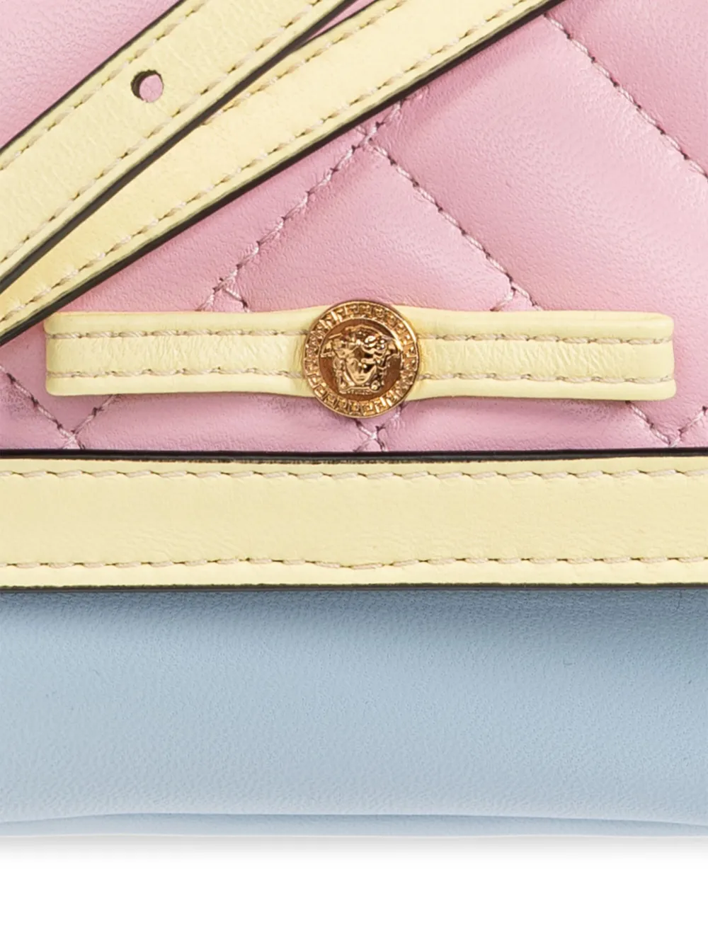 Versace Kids Schoudertas met Medusa plakkaat Blauw