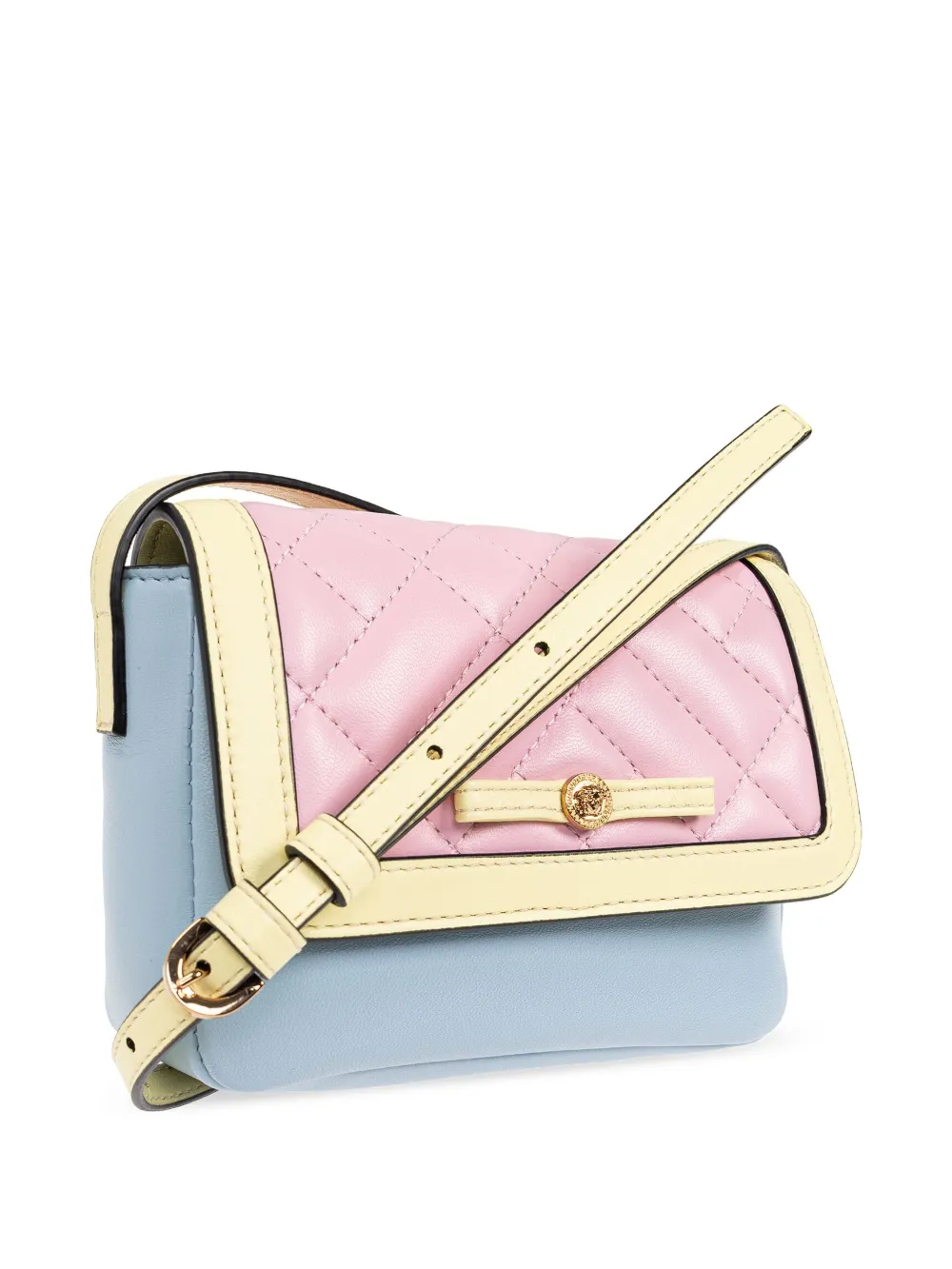 Versace Kids Schoudertas met Medusa plakkaat Blauw