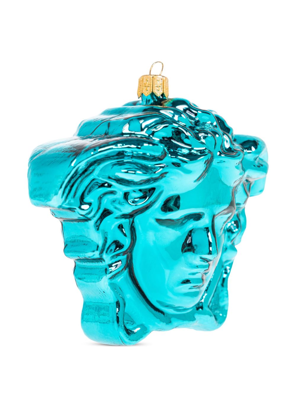 Versace La Medusa ornament (7cm x 9cm) - Blauw