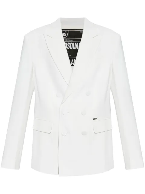 DSQUARED2 logo-plaque blazer