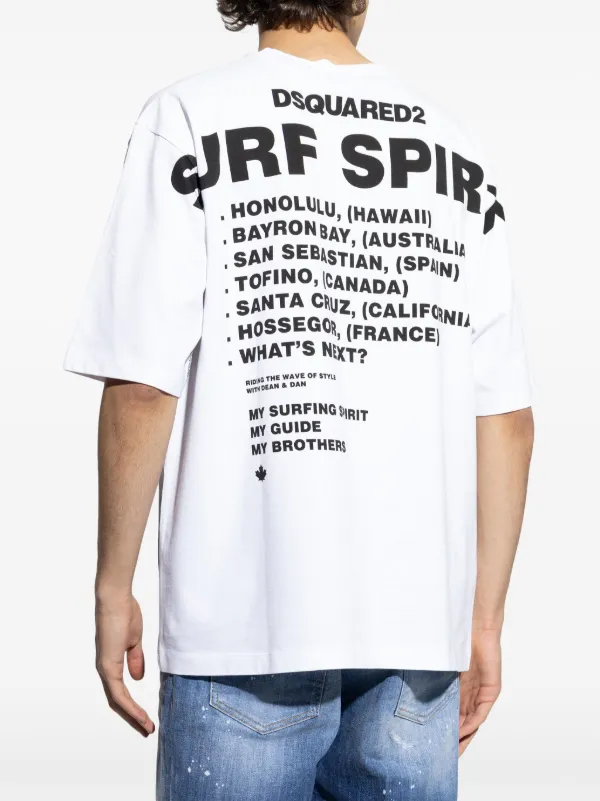 DSQUARED2 グラフィック Tシャツ DSQUARED2 グラフィック Tシャツ | ホワイト | FARFETCH JP