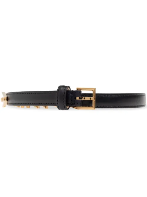 Ceinture V2025 Chain en cuir - Versace - Modalova
