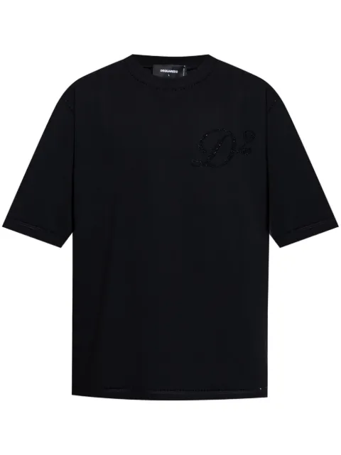 DSQUARED2 playera con logo y detalles