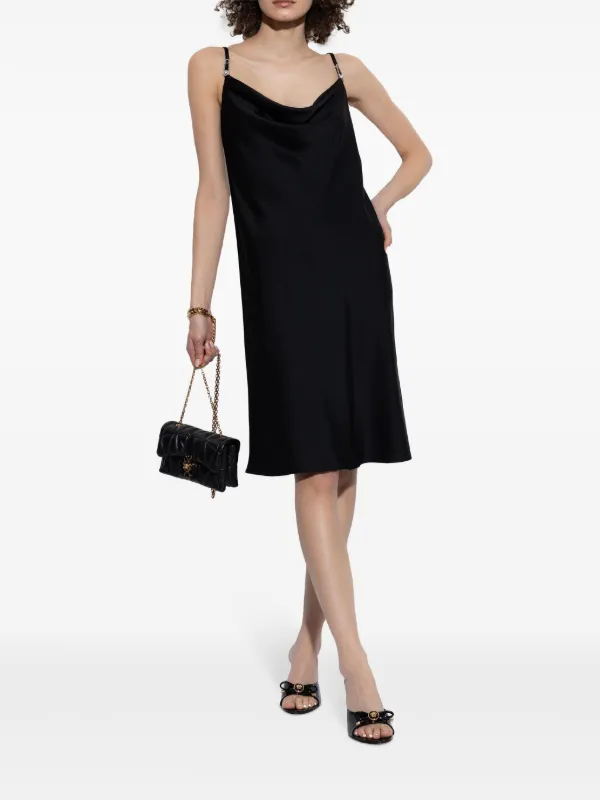 Versace Sleeveless Strap Dress - Black Versace Sleeveless Strap Dress - Black