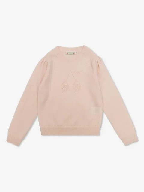 Bonpoint pull à logo brodé
