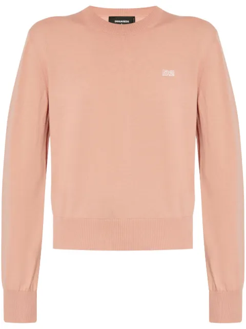 DSQUARED2 logo-embroidered jumper