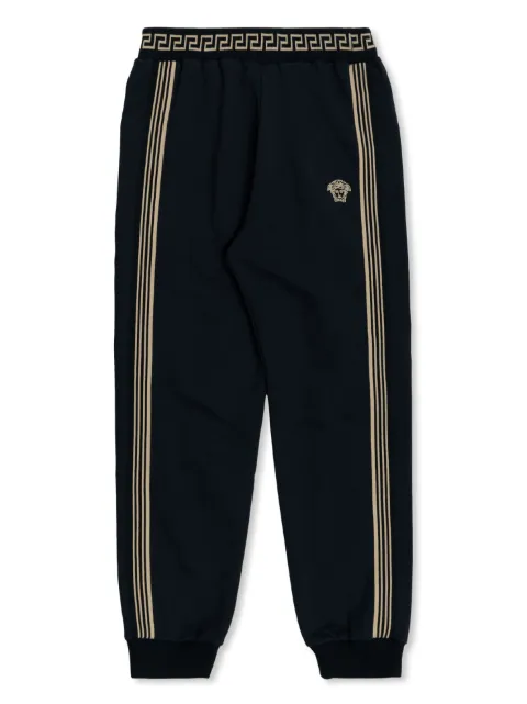 Versace Kids pants con bordado Medusa