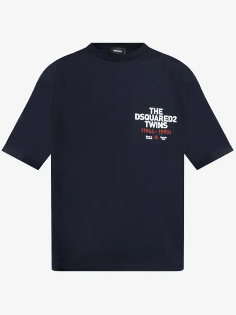DSQUARED2 t-shirt med logotyp