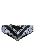 Versace Chains-print swimming trunks - Black