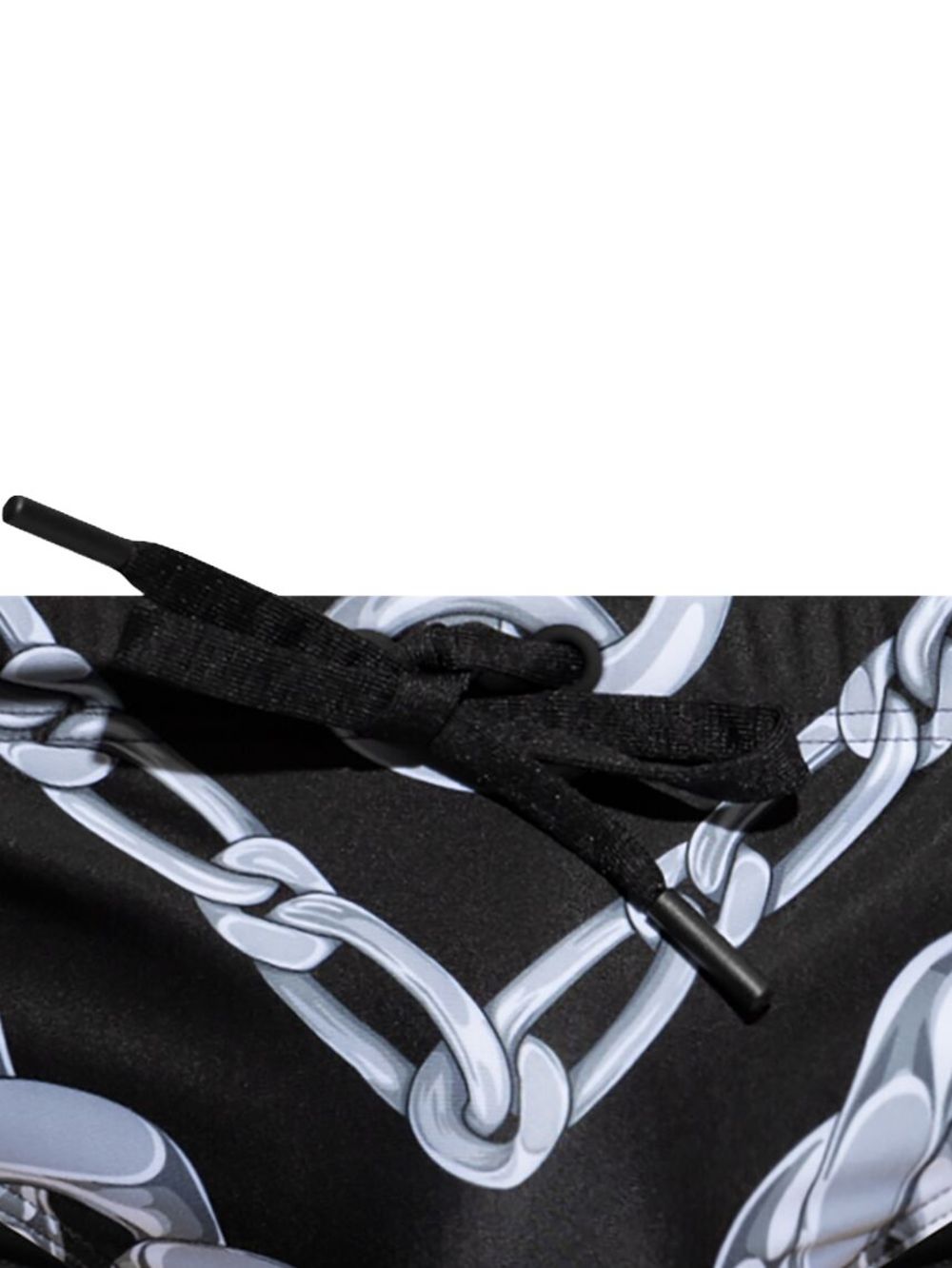 Versace Chains-print swimming trunks - Zwart