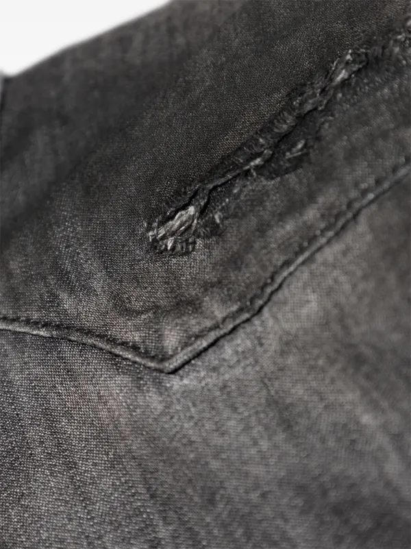 DSQUARED2 Distressed Shirt | Black | FARFETCH