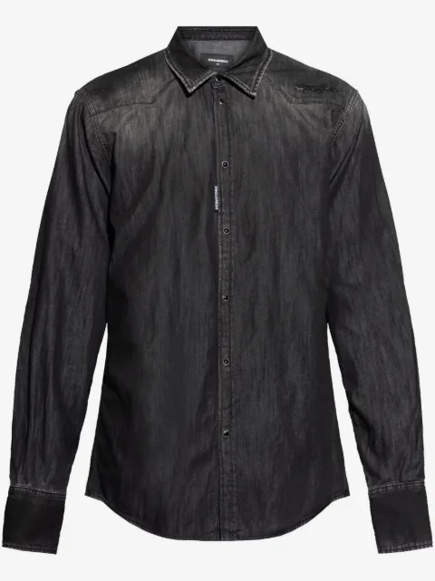 DSQUARED2 distressed shirt