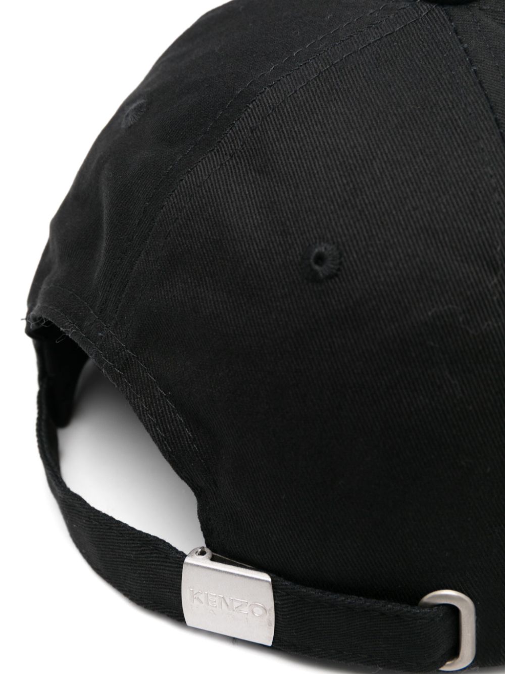 Kenzo Verdy Market-embroidered cap - Black