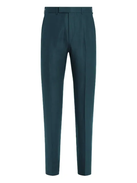 Zegna linen tailored pants
